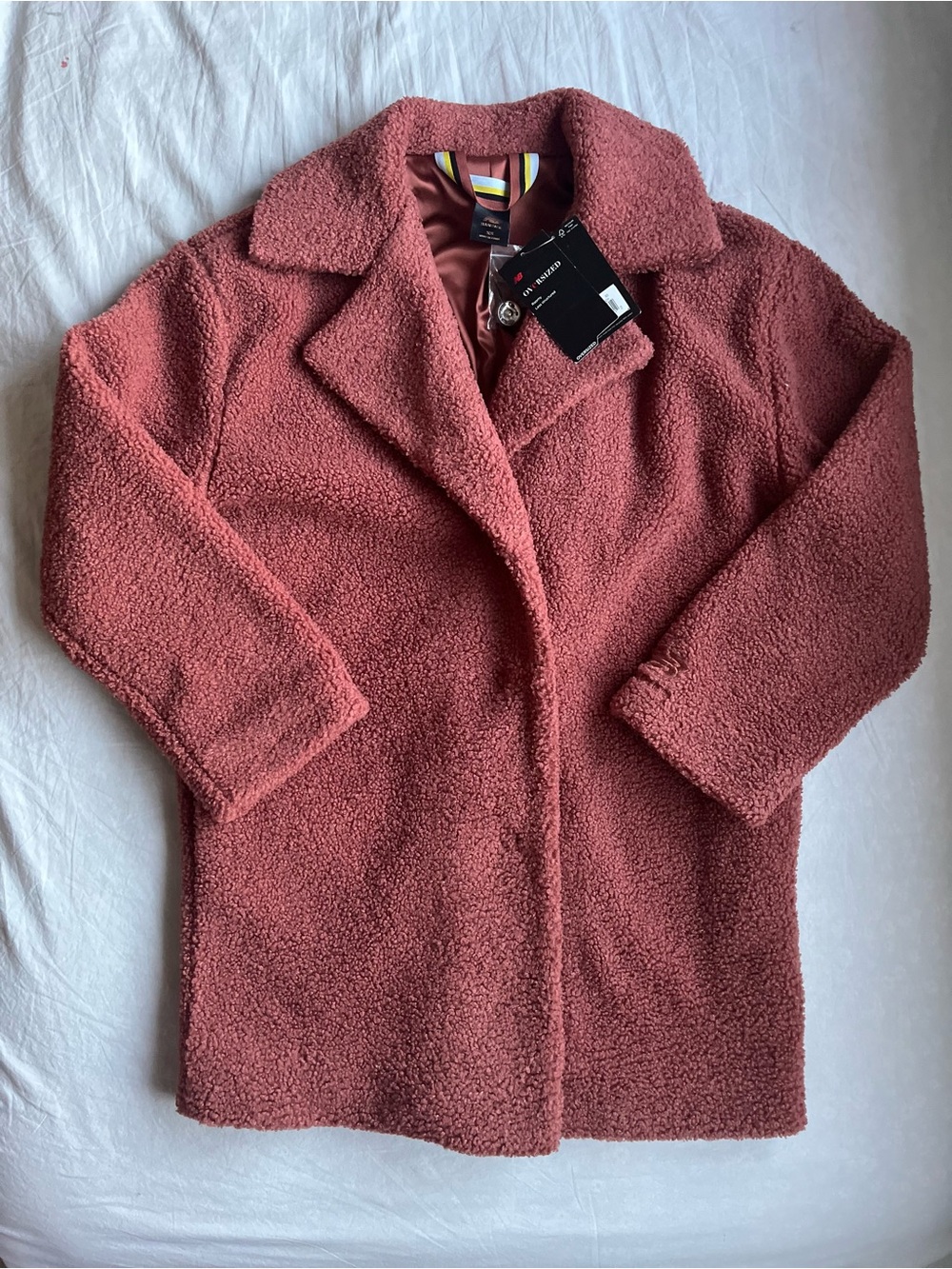 New Balance Rose Teddy Coat